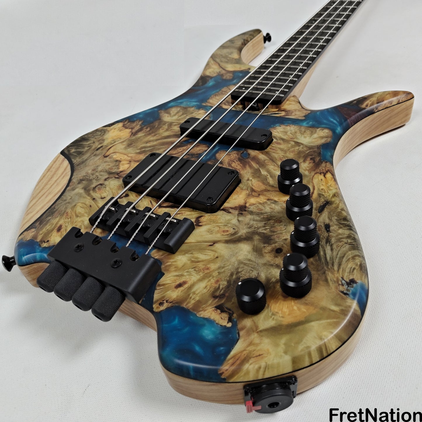 AC Guitars AC Guitars Krell 433 Headless 4-String Bass 33" Scale 9.40lbs