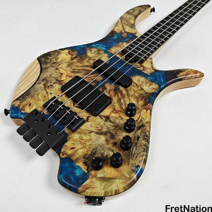 AC Guitars AC Guitars Krell 433 Headless 4-String Bass 33" Scale 9.40lbs