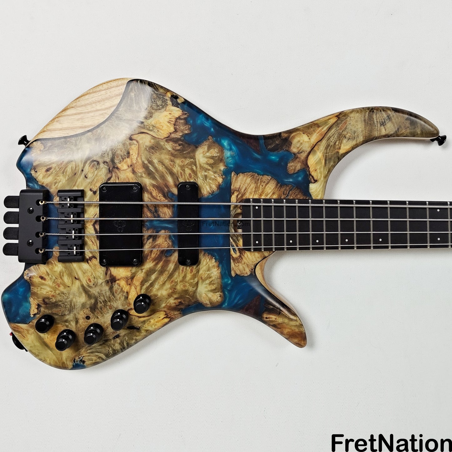 AC Guitars AC Guitars Krell 433 Headless 4-String Bass 33" Scale 9.40lbs