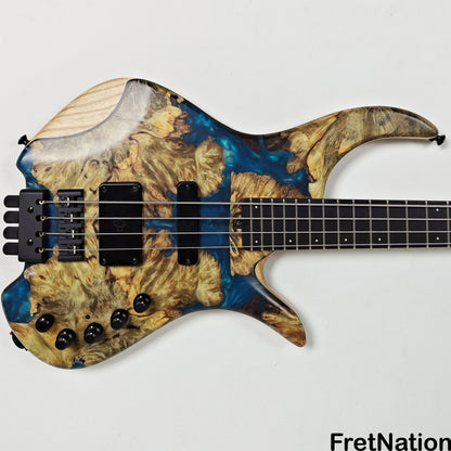 AC Guitars AC Guitars Krell 433 Headless 4-String Bass 33" Scale 9.40lbs