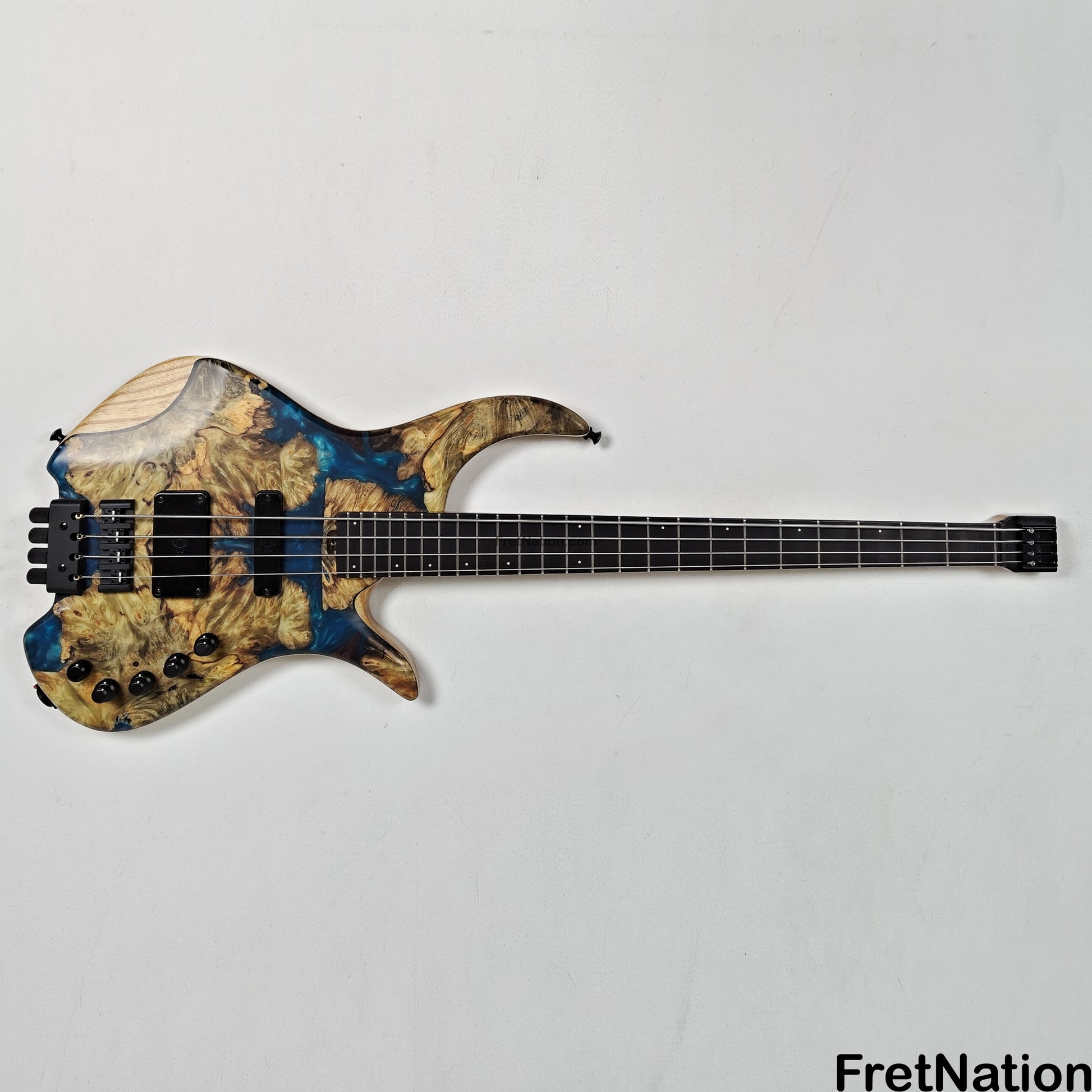 AC Guitars AC Guitars Krell 433 Headless 4-String Bass 33" Scale 9.40lbs