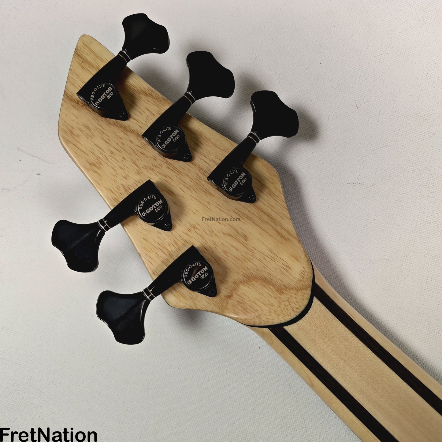 AC Guitars AC Guitars Krell 5-String Fretless Bass 34" Scale Turkish Walnut 8.86lbs