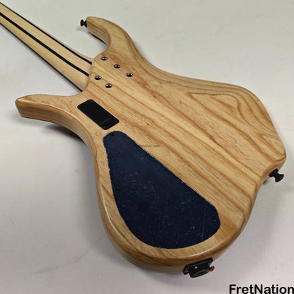 AC Guitars AC Guitars Krell 5-String Fretless Bass 34" Scale Turkish Walnut 8.86lbs