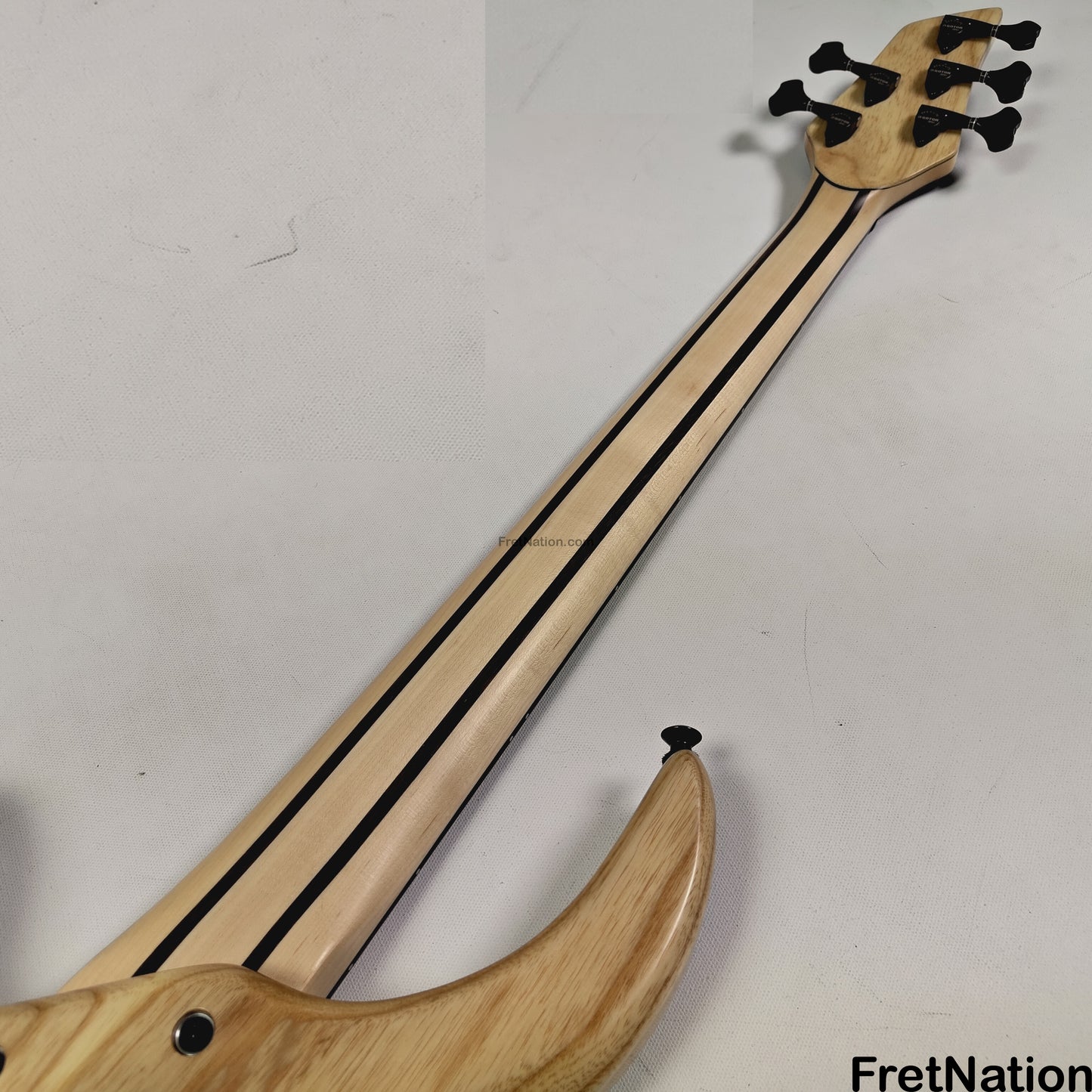 AC Guitars AC Guitars Krell 5-String Fretless Bass 34" Scale Turkish Walnut 8.86lbs