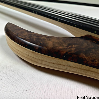 AC Guitars AC Guitars Krell 5-String Fretless Bass 34" Scale Turkish Walnut 8.86lbs