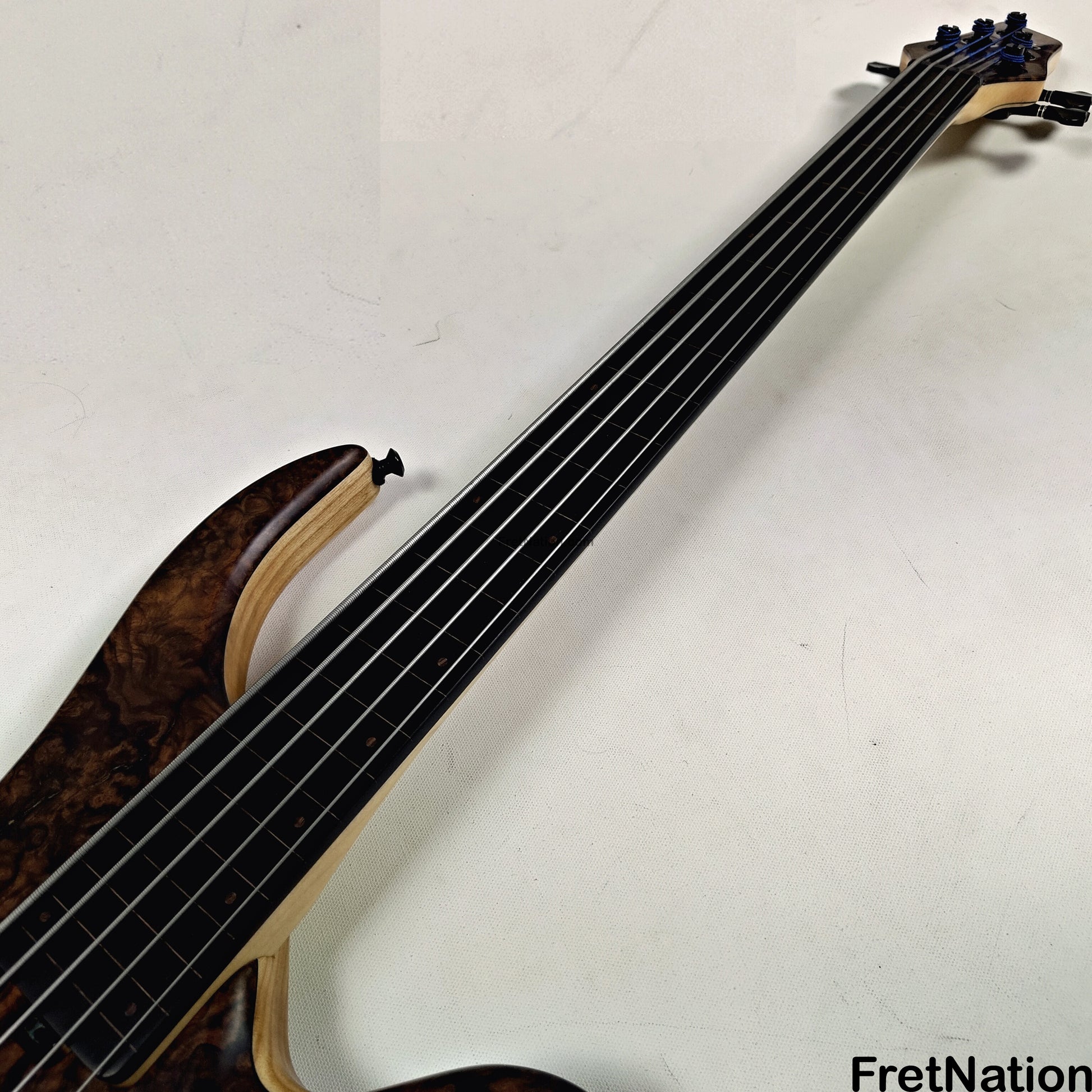 AC Guitars AC Guitars Krell 5-String Fretless Bass 34" Scale Turkish Walnut 8.86lbs
