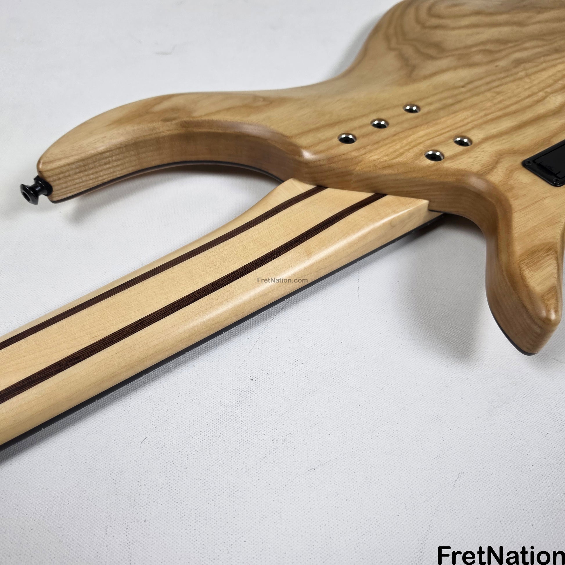 AC Guitars AC Guitars Krell 5-String Bass 34" Scale Poplar Burl 9.96lbs