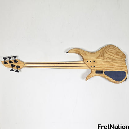 AC Guitars AC Guitars Krell 5-String Bass 34" Scale Poplar Burl 9.96lbs