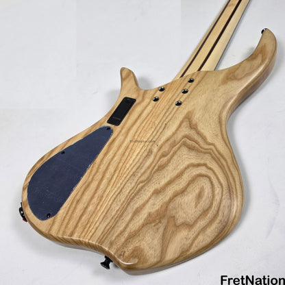 AC Guitars AC Guitars Krell 5-String Bass 34" Scale Poplar Burl 9.96lbs