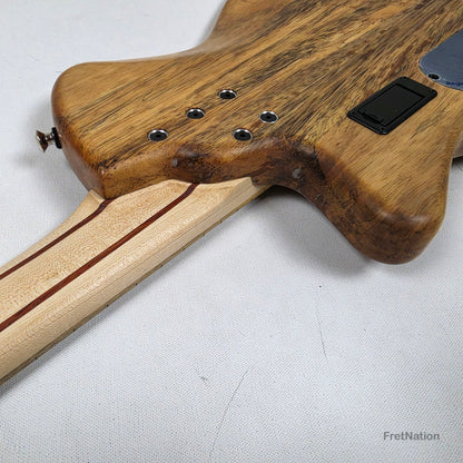 AC Guitars AC Guitars Mule 4/30 Silver Berry Short Scale 4-String Bass 30" Scale 8.40lbs