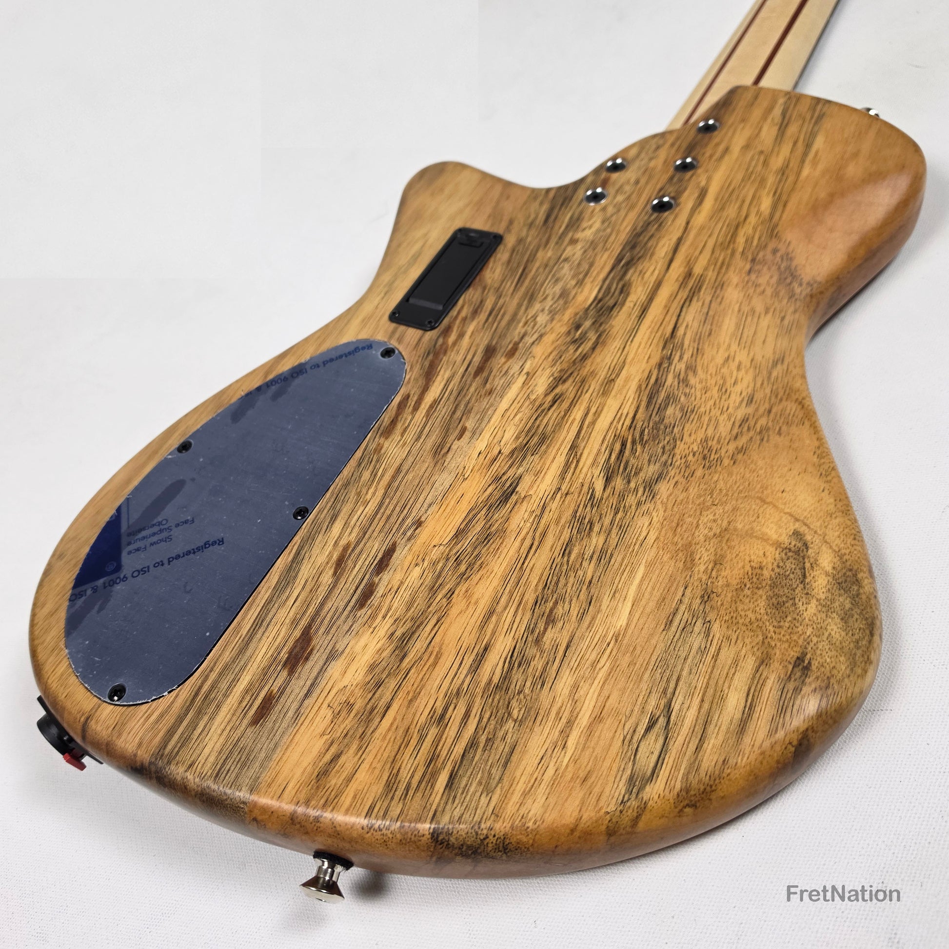 AC Guitars AC Guitars Mule 4/30 Silver Berry Short Scale 4-String Bass 30" Scale 8.40lbs