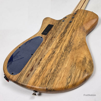 AC Guitars AC Guitars Mule 4/30 Silver Berry Short Scale 4-String Bass 30" Scale 8.40lbs