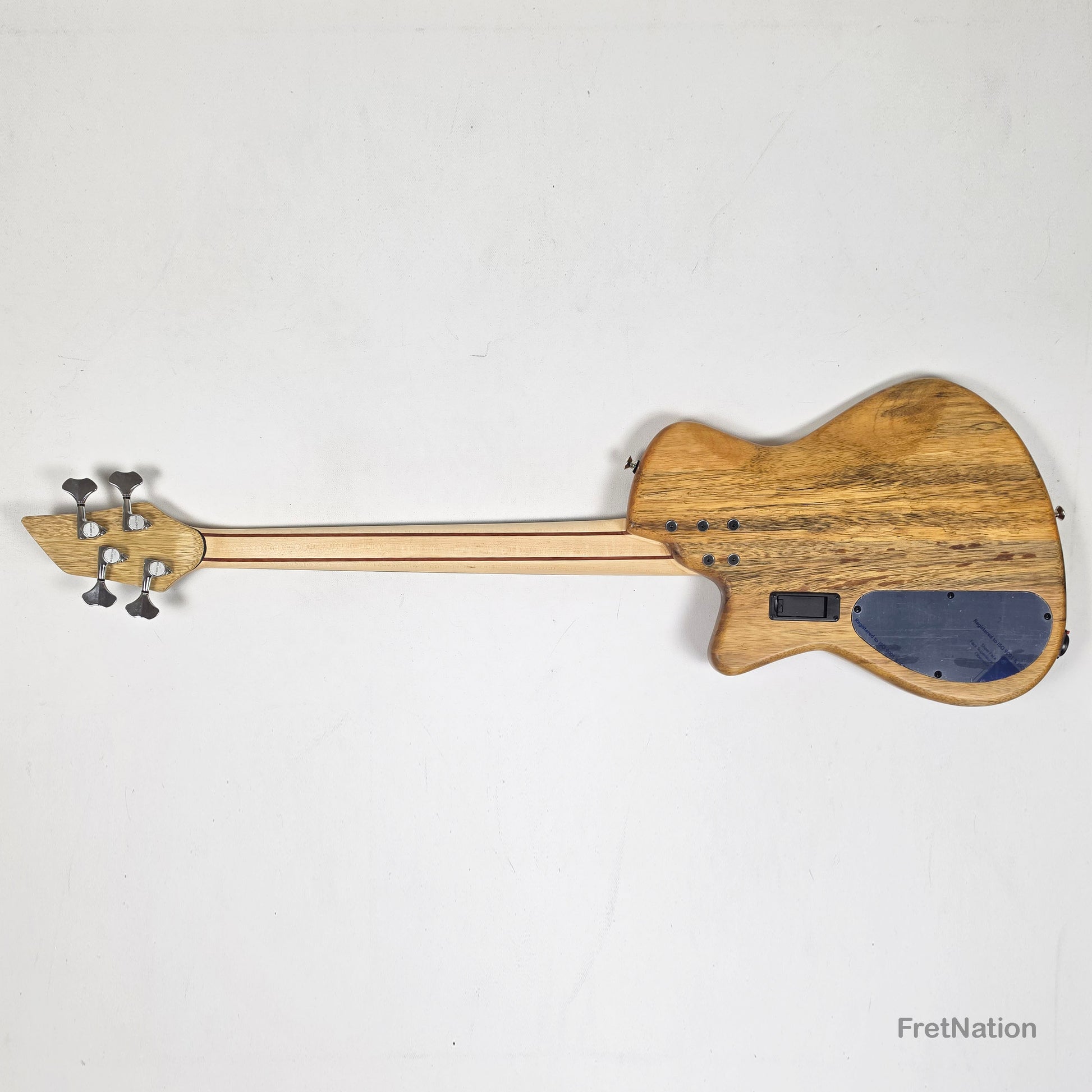 AC Guitars AC Guitars Mule 4/30 Silver Berry Short Scale 4-String Bass 30" Scale 8.40lbs
