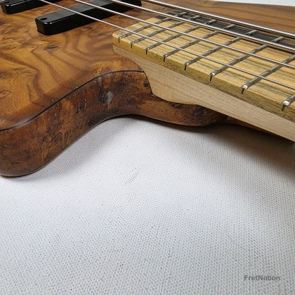 AC Guitars AC Guitars Mule 4/30 Silver Berry Short Scale 4-String Bass 30" Scale 8.40lbs