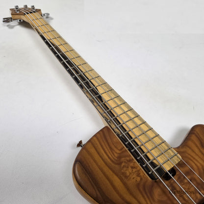 AC Guitars AC Guitars Mule 4/30 Silver Berry Short Scale 4-String Bass 30" Scale 8.40lbs
