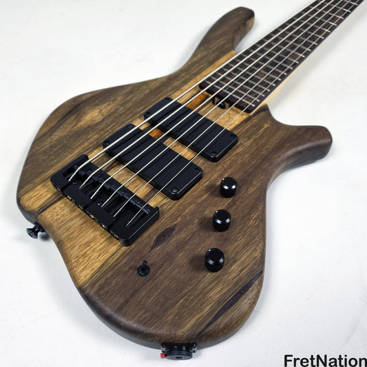 AC Guitars AC Guitars RSK 6/32 6-String Bass 32" Scale Black Limba 9.62lbs