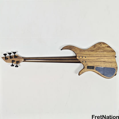 AC Guitars AC Guitars Uber Krell 5-String Bass 33" Scale ART Maple Burl 9.90lbs