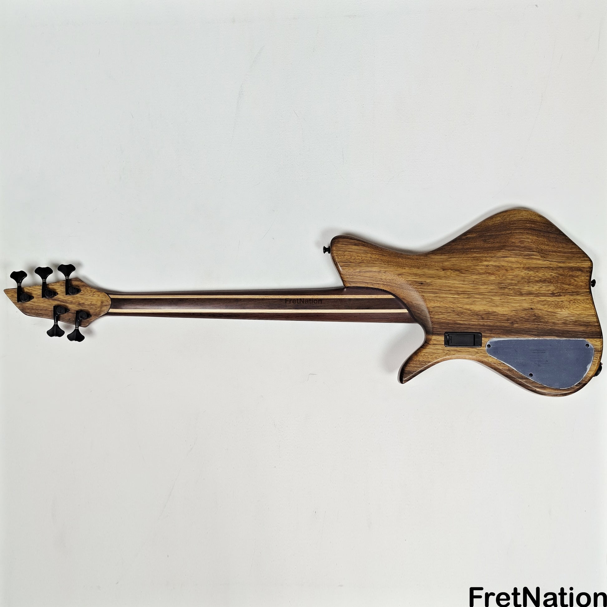 AC Guitars AC Guitars Krell E-Type 5/33 Fretless 5-String Bass 33" Scale Spalted Maple 9.40lbs