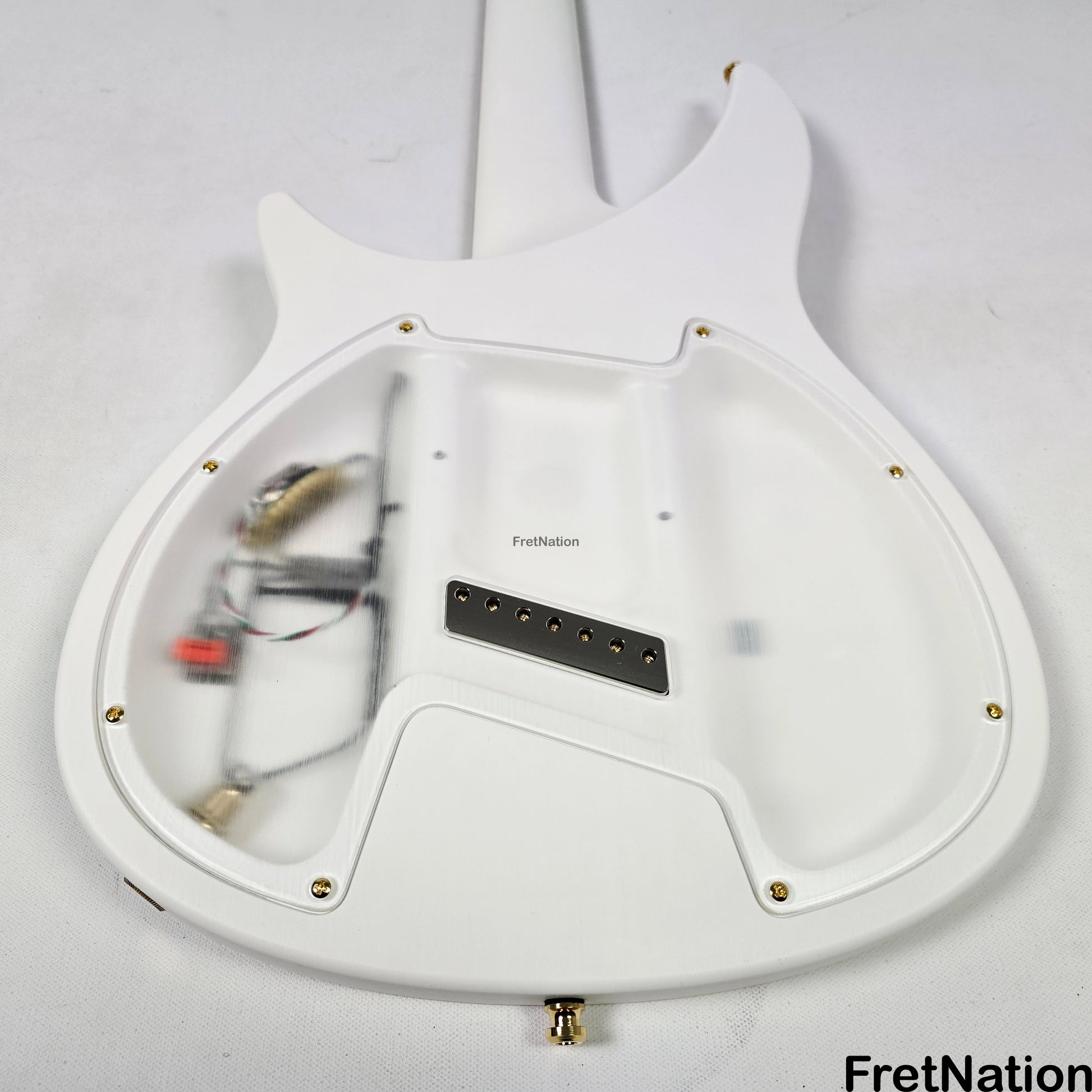 Fret Nation Aristides 070SR Raw White 7-String Multi-Scale Guitar #3173 7.88lbs Pre-Owned