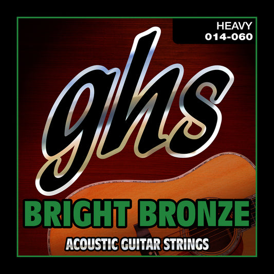 GHS Strings GHS Bright Bronze Acoustic Guitar String Set - 14-60 Heavy BB50H