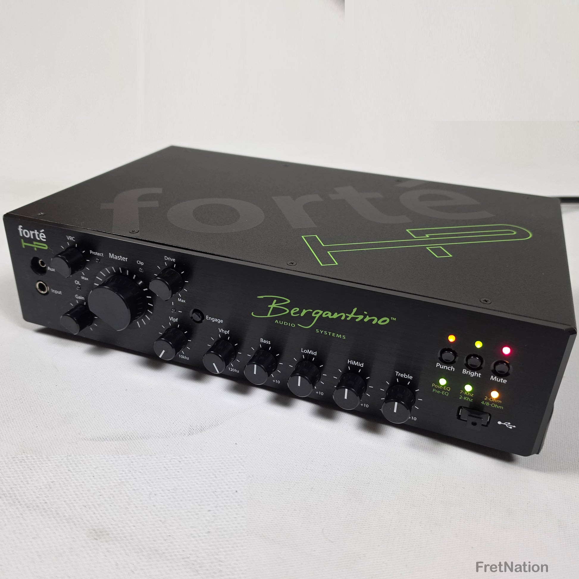 Fret Nation Bergantino Forté HP 1200 Watt Bass Amp Head - PRE-OWNED