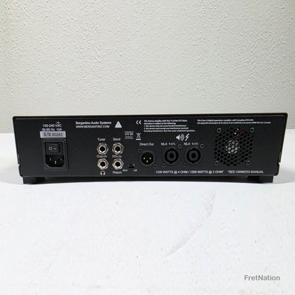 Fret Nation Bergantino Forté HP 1200 Watt Bass Amp Head - PRE-OWNED
