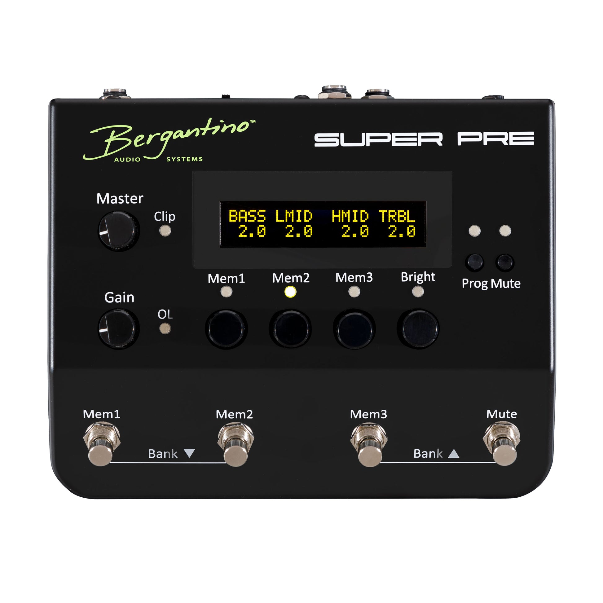 cheap preamp pedal Bergantino Super Pre Bass Preamp Pedal w/ Power Supply