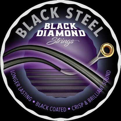 Black Diamond Strings Black Diamond 500B Black Coated NPS Series Bass String Set Long Scale - 5-String 45-125 Light N550MB37
