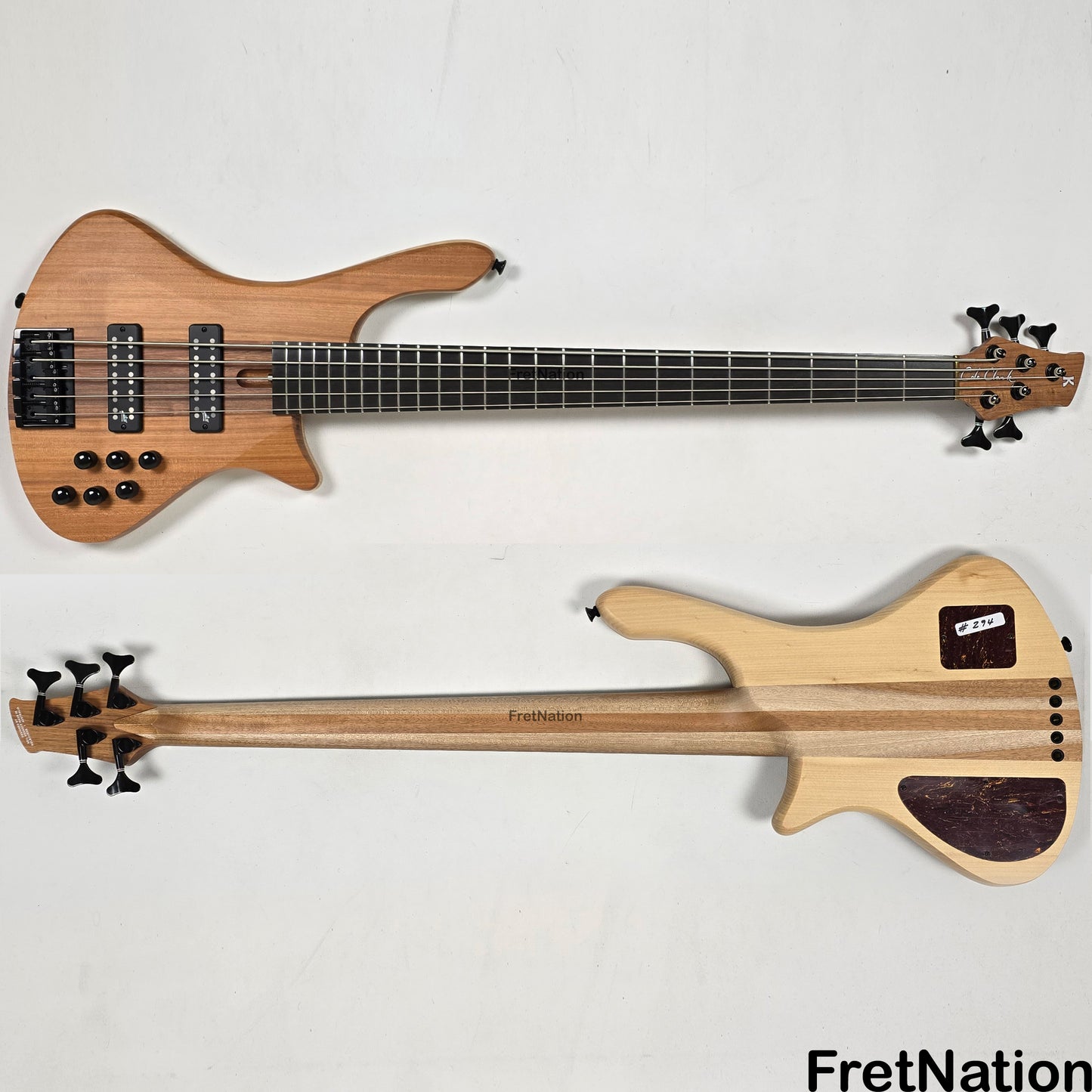 Fret Nation Cole Clark 5-String Bass by Neil Kennedy - #294 8.58lbs