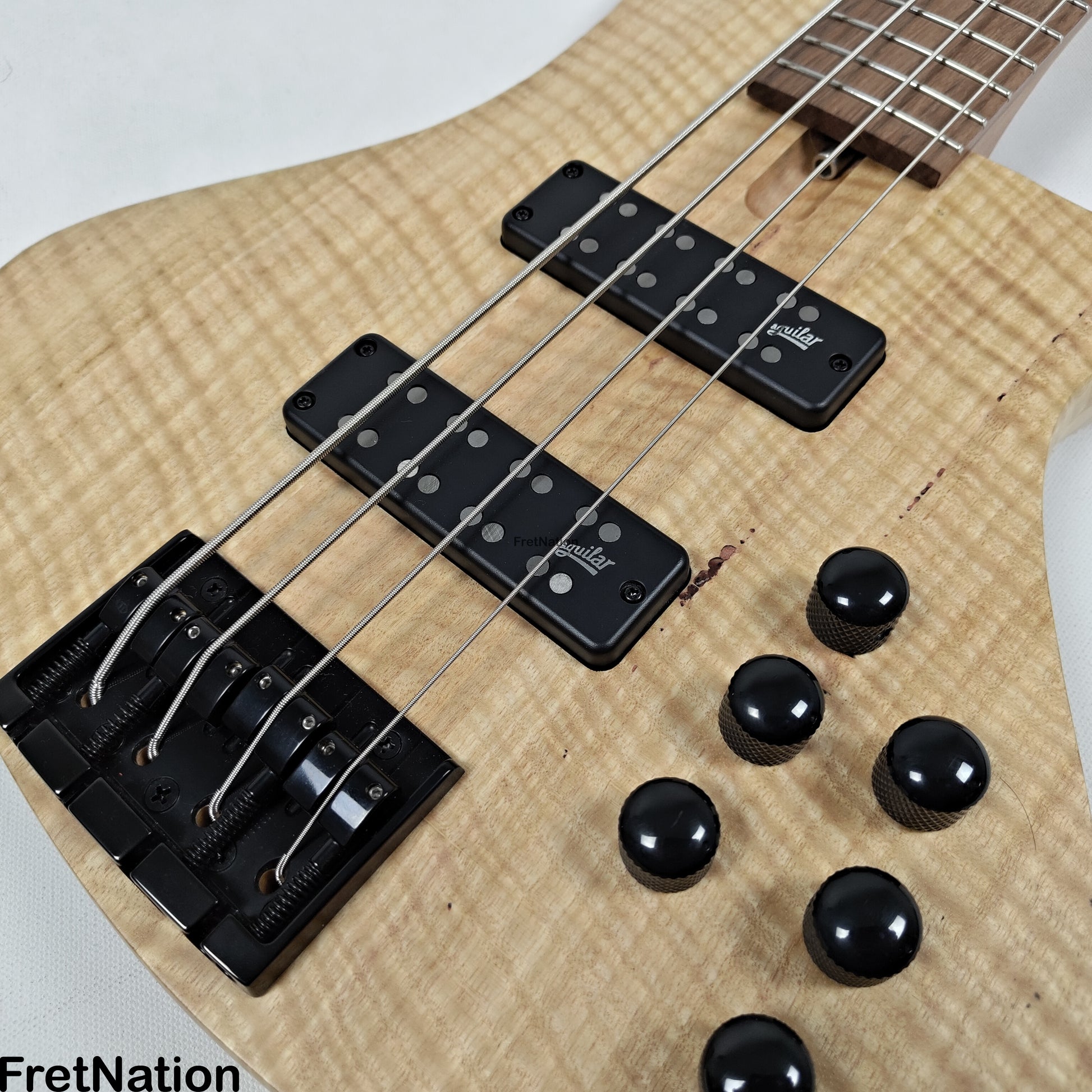 Fret Nation Cole Clark 4-String Bass by Neil Kennedy - 7.46lbs #245