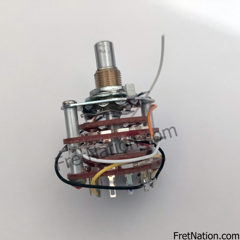 Dingwall Custom 6-Way Rotary Pickup Selector Switch Bridge Solo - FOR 3 PICKUP BASSES!