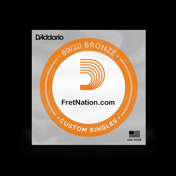 D'Addario D'Addario 80/20 Bronze Single Guitar String - .020w BW020