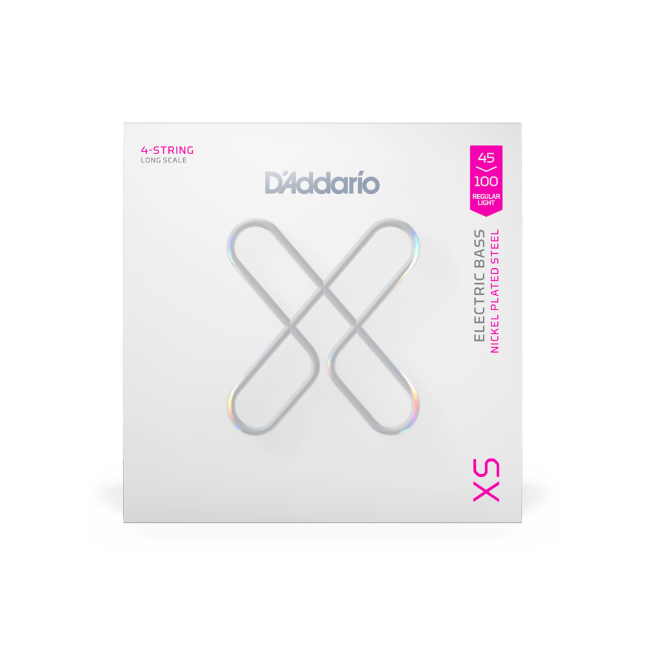 D'Addario D'Addario XS Coated Nickel Bass String Set Long Scale - 4-String 45-100 Regular Light XSB45100