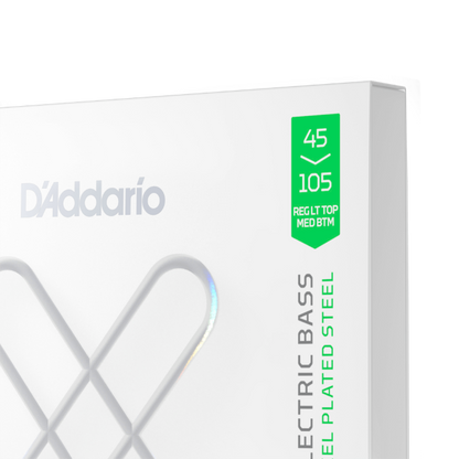 D'Addario D'Addario XS Coated Nickel Bass String Set Long Scale - 4-String 45-105 Regular Medium XSB45105