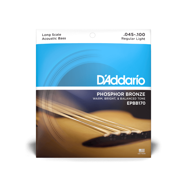 D'Addario D'Addario Phosphor Bronze Acoustic Bass String Set Long Scale - 4-String 45-100 EPBB170