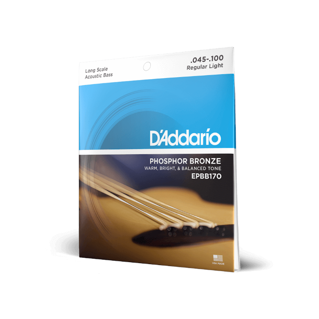 D'Addario D'Addario Phosphor Bronze Acoustic Bass String Set Long Scale - 4-String 45-100 EPBB170