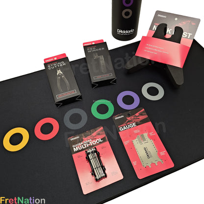 Fret Nation D'Addario Premium String Change Mat Bundle