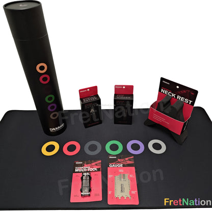 Fret Nation D'Addario Premium String Change Mat Bundle