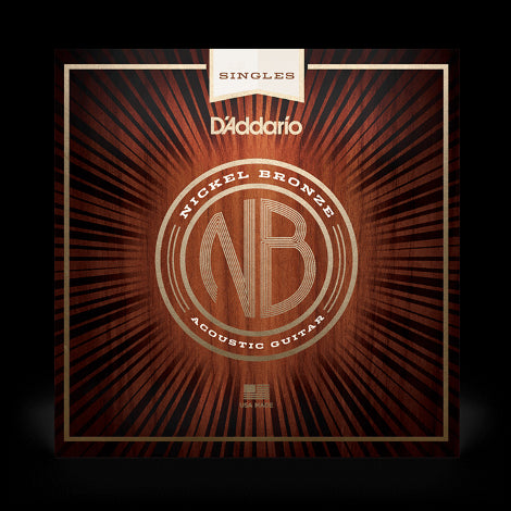D'Addario D'Addario Nickel Bronze Wound Single Guitar String - .020w NB020