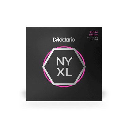 D'Addario D'Addario NYXL Nickel Wound Bass String Set Long Scale - 6-String 32-130 NYXL32130