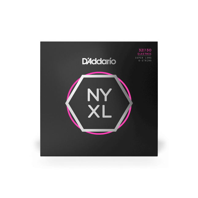 D'Addario D'Addario NYXL Nickel Wound Bass String Set Super Long Scale - 6-String 32-130 NYXL32130SL