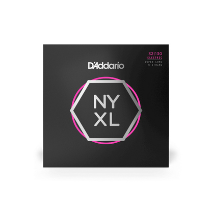 D'Addario D'Addario NYXL Nickel Wound Bass String Set Super Long Scale - 6-String 32-130 NYXL32130SL