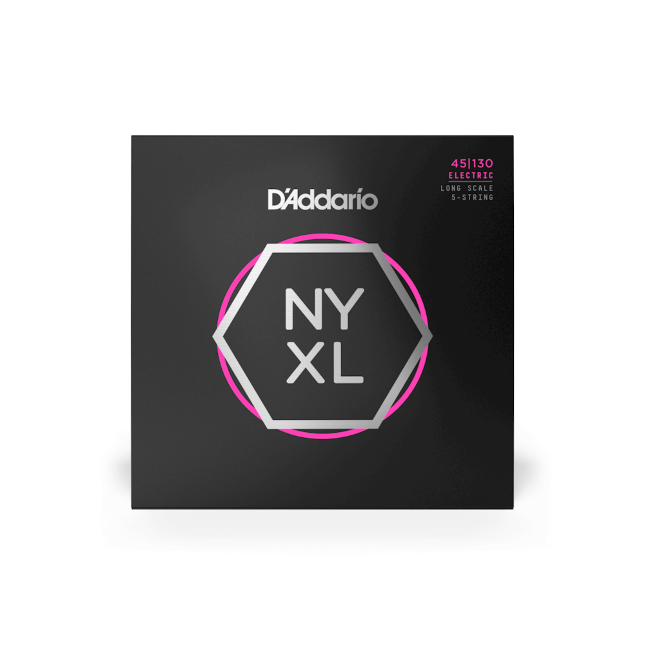 D'Addario D'Addario NYXL Nickel Wound Bass String Set Long Scale - 5-String 45-130 NYXL45130