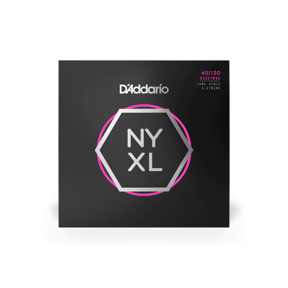 D'Addario D'Addario NYXL Nickel Wound Bass String Set Long Scale - 5-String 45-130 NYXL45130