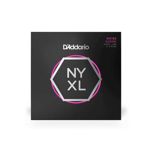 D'Addario D'Addario NYXL Nickel Wound Bass String Set Super Long Scale - 5-String 45-130 NYXL45130SL