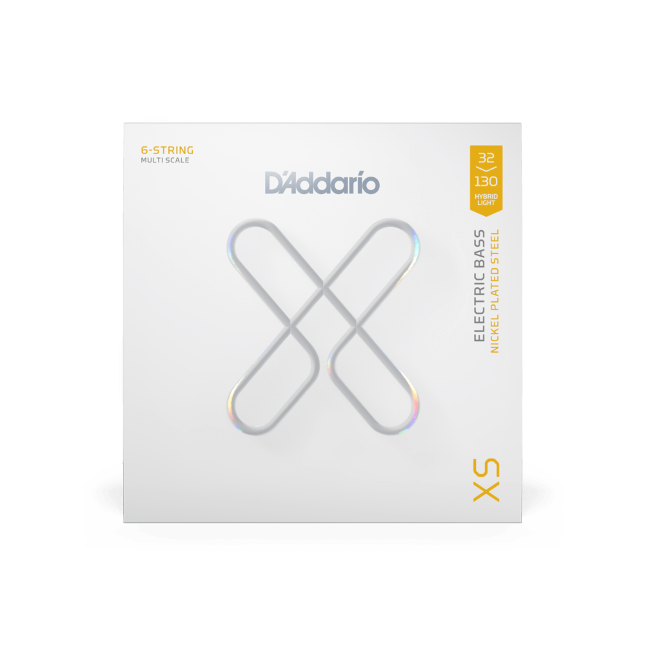 D'Addario D'Addario XS Coated Nickel Wound Bass String Set Multi Scale - 6-String 32-130 XSB32130MS