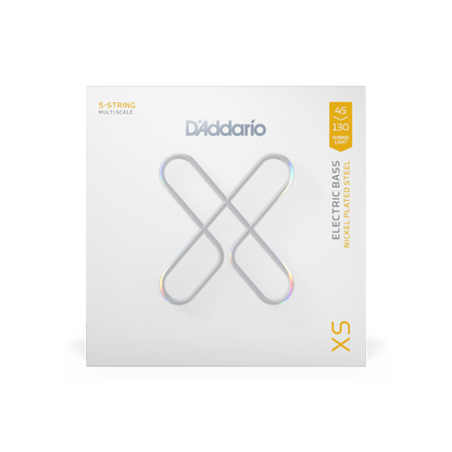 D'Addario D'Addario XS Coated Nickel Wound Bass String Set Multi Scale - 5-String 45-130 XSB45130MS