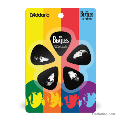 D'Addario D'Addario The Beatles Meet The Beatles Guitar Picks 10-pack Thin - 1CBK2-10B2