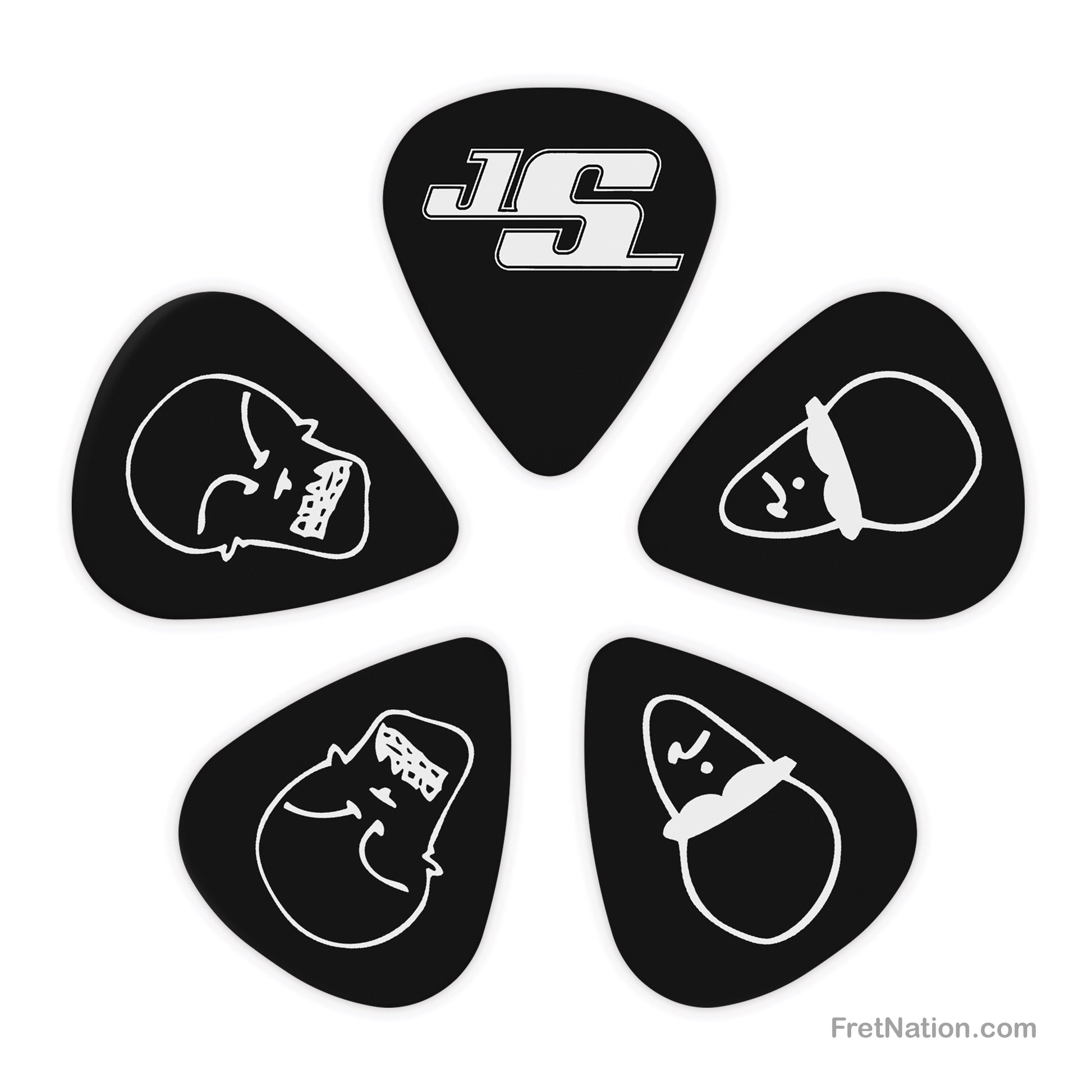D'Addario D'Addario Joe Satriani Guitar Picks 10-pack Light Black - 1CBK2-10JS