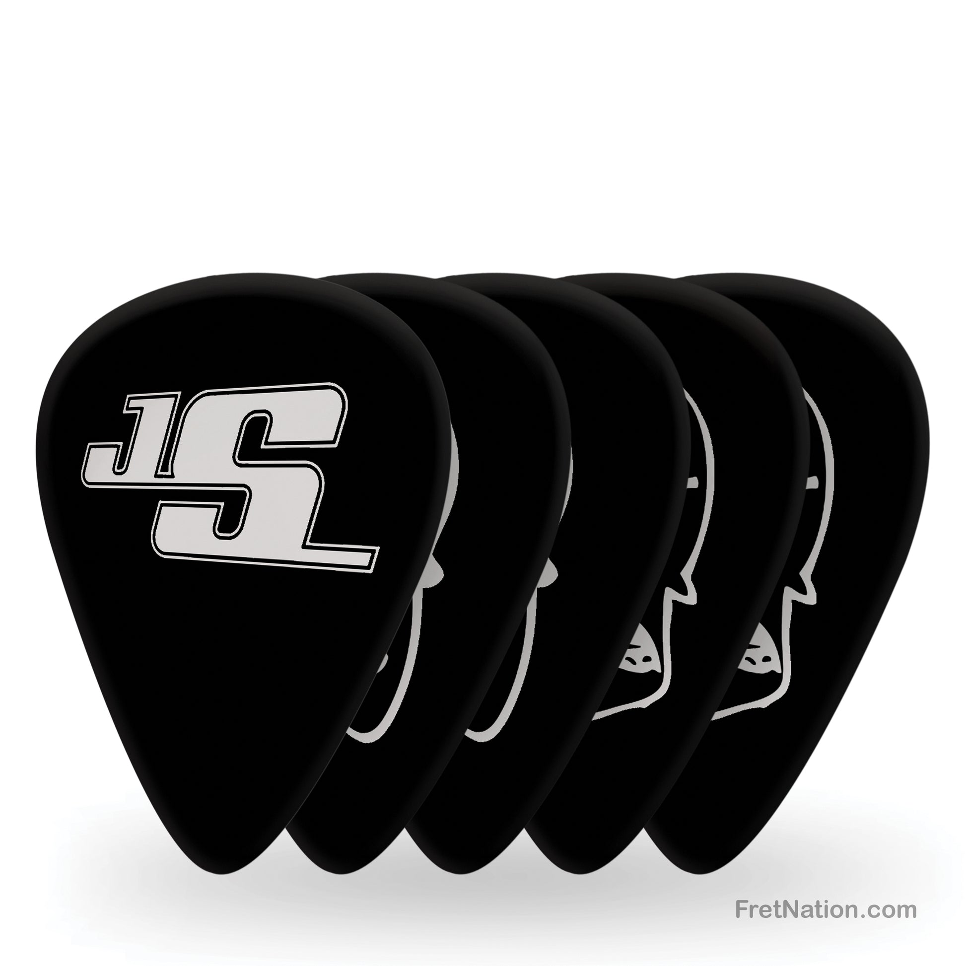 D'Addario D'Addario Joe Satriani Guitar Picks 10-pack Medium Black - 1CBK4-10JS